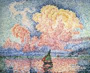 Paul Signac pink cloud Spain oil painting artist